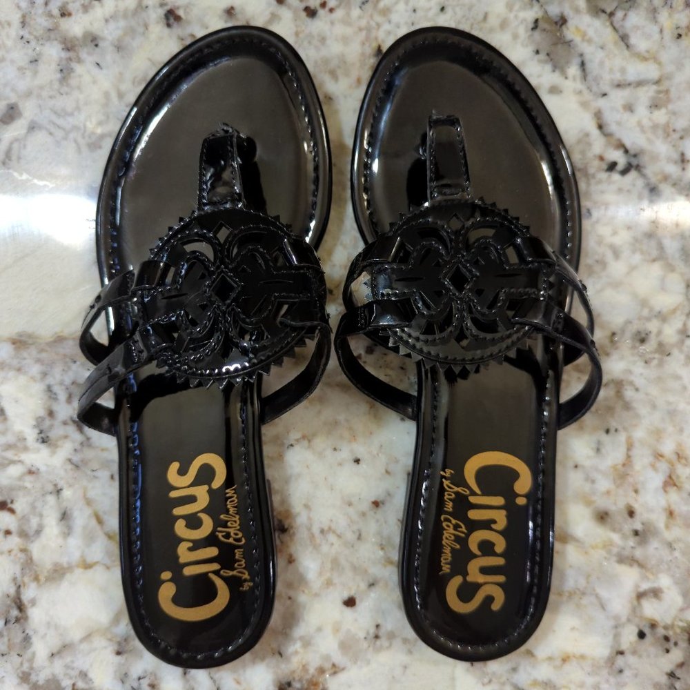 Circus by Sam Edelman Canyon Black Patent Sandals